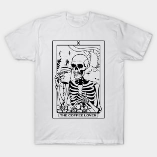 The Coffee Lover Tarot Card T-Shirt